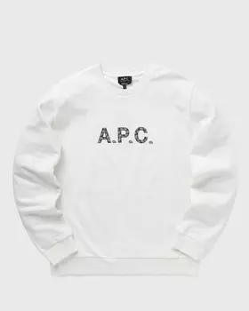 Толстовка A.P.C. Sweat Timothy, цвет tag-blanc/noir