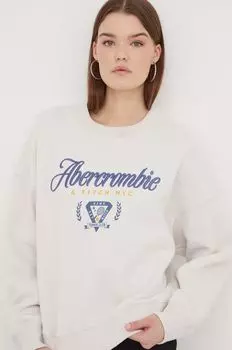 Толстовка Abercrombie & Fitch, бежевый