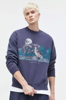 Толстовка Abercrombie & Fitch, фиолетовый