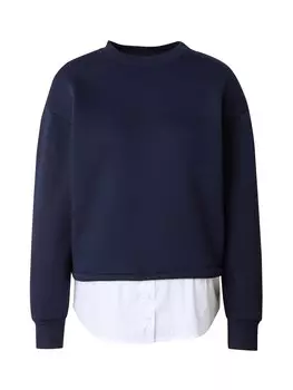 Толстовка ABOUT YOU Dorina, цвет Dark blue/White