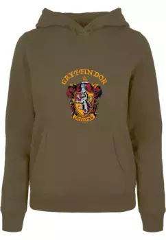 Толстовка ABSOLUTE CULT "ABSOLUTE CULT Ladies Ladies Harry Potter - Толстовка с гербом Гриффиндора", оливковый