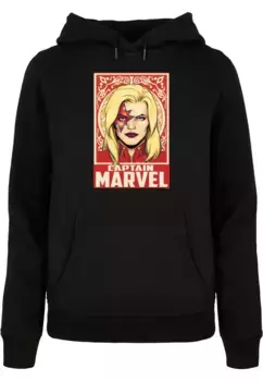 Толстовка ABSOLUTE CULT "ABSOLUTE CULT Ladies Ladies Captain Marvel - Толстовка с орнаментом ", черный