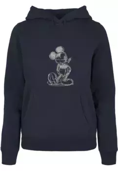 Толстовка ABSOLUTE CULT "ABSOLUTE CULT Ladies Ladies Mickey Mouse - Sketch Kick Hoody", цвет морской волны