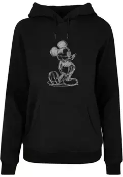 Толстовка ABSOLUTE CULT "ABSOLUTE CULT Ladies Ladies Mickey Mouse - Sketch Kick Hoody", черный