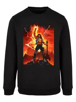 Толстовка Absolute Cult Rundhalsausschnitt, черный