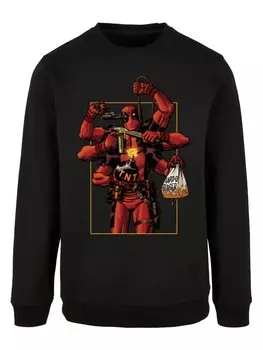 Толстовка Absolute Cult Rundhalsausschnitt, черный