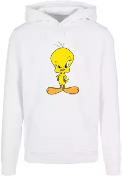 Толстовка ABSOLUTE CULT с капюшоном "ABSOLUTE CULT Men's Looney Tunes - Angry Tweety Hoody", белый