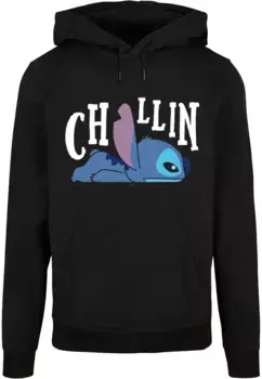 Толстовка ABSOLUTE CULT с капюшоном "ABSOLUTE CULT Men's Lilo And Stitch - Chillin Hoody", черный