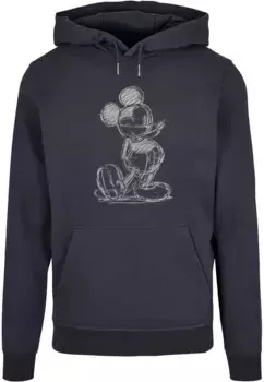 Толстовка ABSOLUTE CULT с капюшоном "ABSOLUTE CULT Men's Mickey Mouse - Sketch Kick Hoody", цвет морской волны