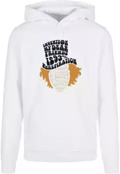 Толстовка ABSOLUTE CULT с капюшоном "ABSOLUTE CULT Men's Willy Wonka - Typed Head Basic Hoody", белый