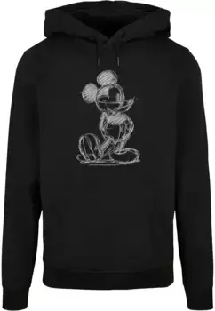 Толстовка ABSOLUTE CULT с капюшоном "ABSOLUTE CULT Men's Mickey Mouse - Sketch Kick Hoody", черный