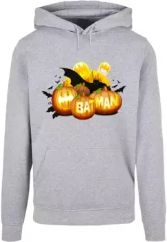 Толстовка ABSOLUTE CULT с капюшоном "ABSOLUTE CULT Men's Batman - Pumpkins Basic Hoody", серый