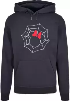 Толстовка ABSOLUTE CULT с капюшоном "ABSOLUTE CULT Men's Minnie Mouse - Spider Web Basic Hoody", цвет морской волны