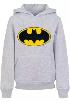 Толстовка ABSOLUTE CULT с капюшоном "ABSOLUTE CULT Men's Kids DC Originals - Batman Logo Basic Hoody", серый