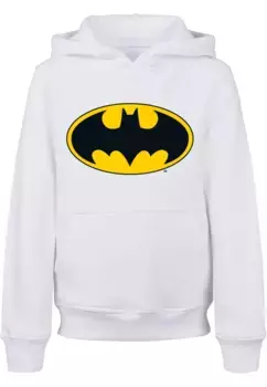 Толстовка ABSOLUTE CULT с капюшоном "ABSOLUTE CULT Men's Kids DC Originals - Batman Logo Basic Hoody", белый