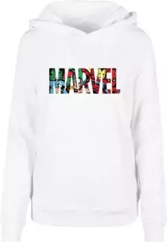 Толстовка ABSOLUTE CULT "Женская женская толстовка с логотипом Marvel "ABSOLUTE CULT", белый