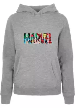 Толстовка ABSOLUTE CULT "Женская женская толстовка с логотипом Marvel "ABSOLUTE CULT", серый
