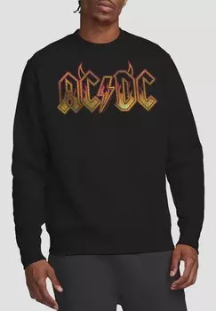Толстовка AC DC FIRE LOGO Cotton Soul, черный