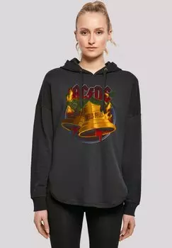 Толстовка ACDC CHRISTMAS WEIHNACHTEN HELLS BELLS - Hoodie F4NT4STIC, черный