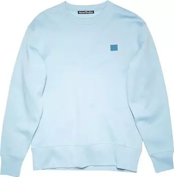 Толстовка Acne Studios Crew Neck Sweatshirt 'Powder Blue', синий