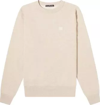 Толстовка Acne Studios Crewneck Sweatshirt 'Oatmeal Melange', кремовый