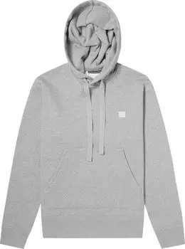 Толстовка Acne Studios Ferris Face Hooded Sweatshirt 'Light Grey Melange', серый