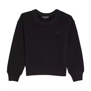 Толстовка Acne Studios Kids Crewneck Sweatshirt Black, черный