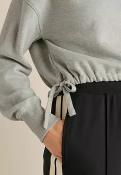 Толстовка ACTIVE CREW NECK DRAWSTRING TIE HEM REGULAR FIT Next, серый