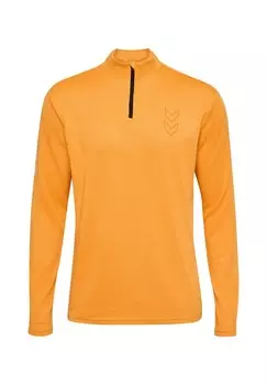 Толстовка ACTIVE HALF ZIP Hummel, оранжевый