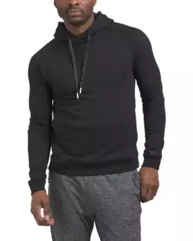 Толстовка Active из махрового флиса реглан Kenneth Cole, черный