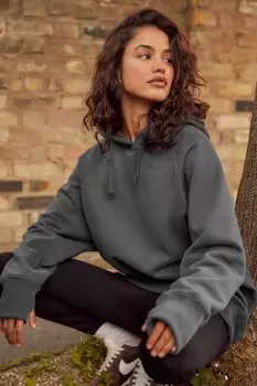 Толстовка Active Longline с капюшоном Next, серый