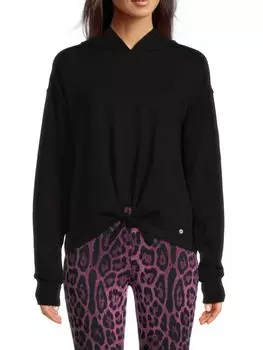 Толстовка Active с завязками спереди DKNY, черный