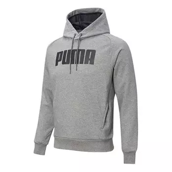 Толстовка active wear hoodie 'grey' Puma, серый