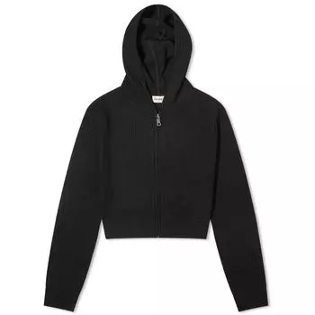 Толстовка Adanola Waffle Zip Up Hoodie, черный