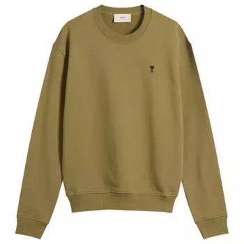 Толстовка ADC с петлевой спинкой из лёгкого флиса Ami Paris, цвет bronze