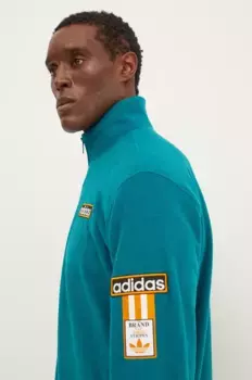 Толстовка Adibreak Tracktop из флиса adidas Originals, бирюзовый