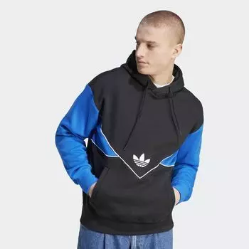 Толстовка adicolor Next adidas Originals, цвет black/bluebird