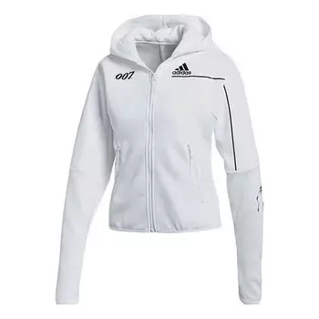 Толстовка adida x james bonds z.n.e. hoodie 'white' Adidas, белый