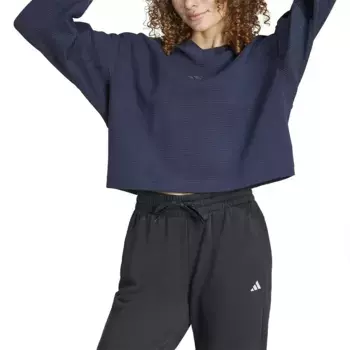 Толстовка adidas All SZN Ribbed V Neck, синий