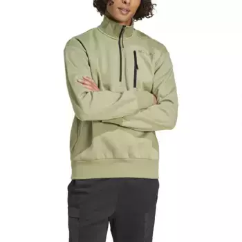 Толстовка adidas City Escape Fleece half zip, зеленый