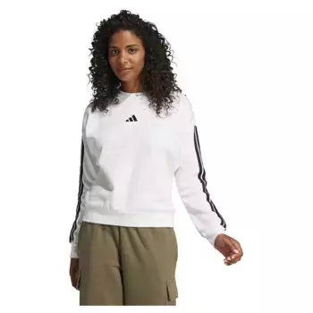 Толстовка adidas Essentials 3 Stripes Fleece, белый
