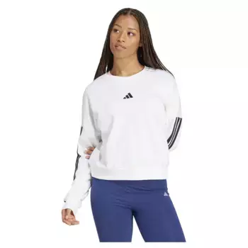 Толстовка adidas Essentials 3 Stripes French Terry, белый