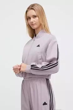 Толстовка adidas, фиолетовый