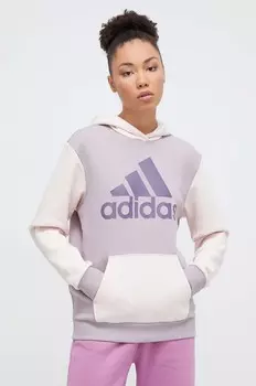 Толстовка adidas, фиолетовый