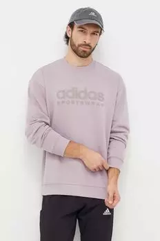Толстовка adidas, фиолетовый