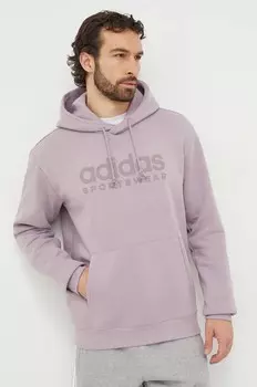 Толстовка adidas, фиолетовый