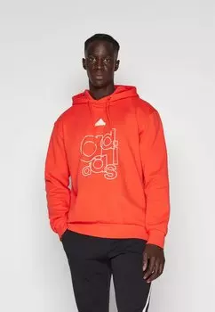 Толстовка ADIDAS GRAPHIC PRINT HOODIE adidas Sportswear, цвет bright red