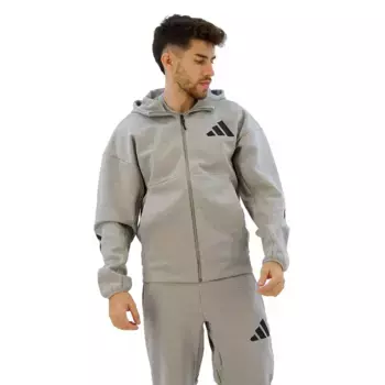Толстовка adidas New Z.N.E full zip, серый