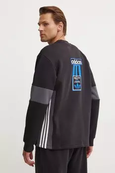 Толстовка adidas Originals Adibreak Crew, черный