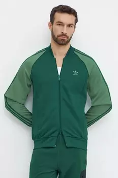 Толстовка adidas Originals Adicolor Classics SST Tracktop, зеленый